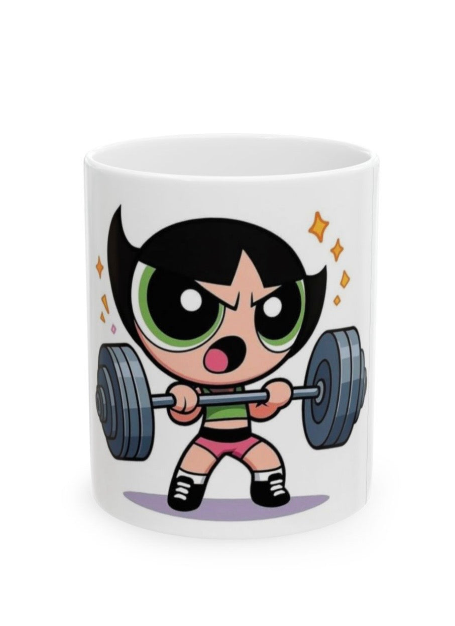 Empowering Cartoon Motivational Mug | 11oz
