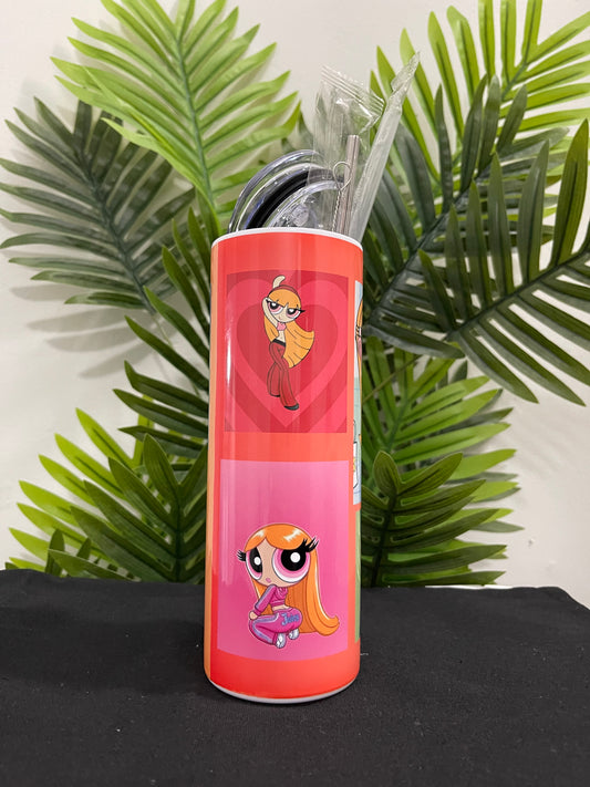 Powerpuff Girl✨Stainless steel tumbler/20z