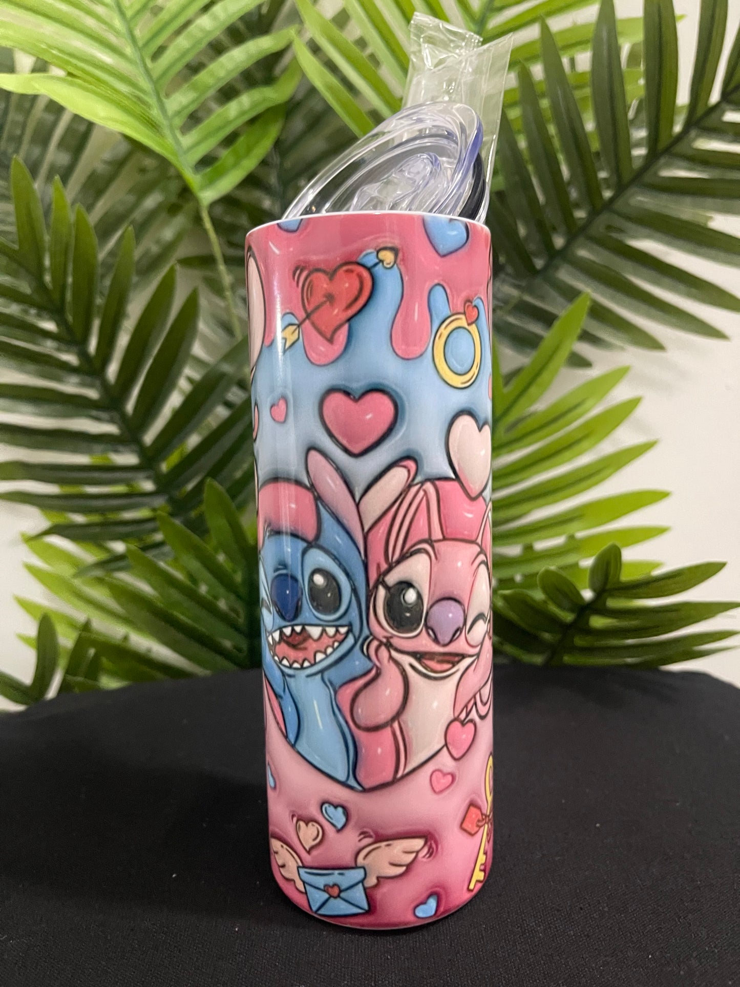 Stitch 🩷🩵Stainless steel tumbler/20z✨