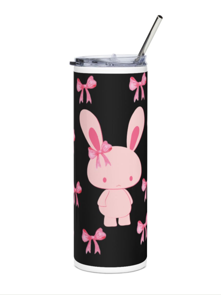 Cute Bunny Stainless Steel Tumbler, 20oz