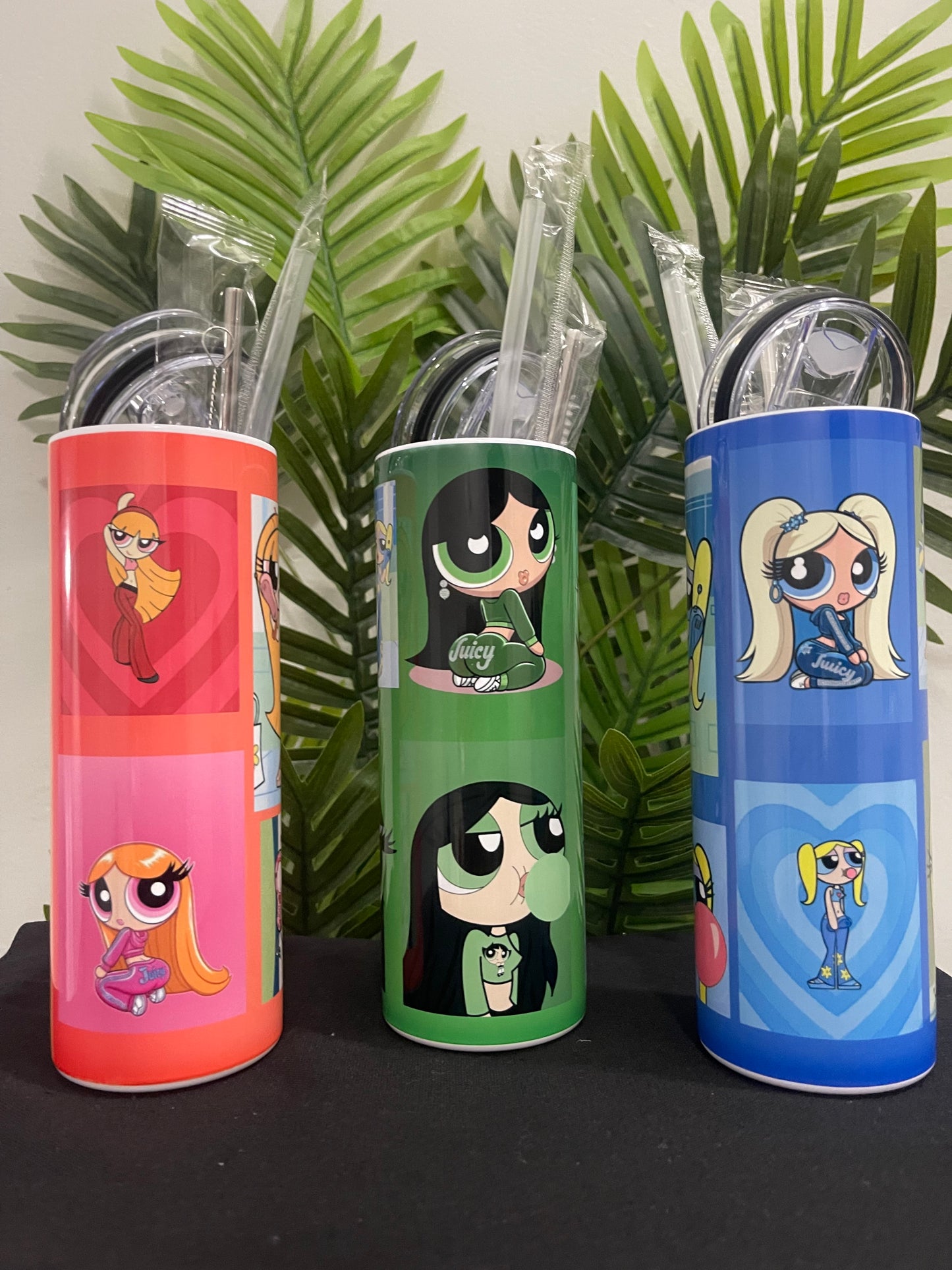 Powerpuff Girl✨Stainless steel tumbler/20z